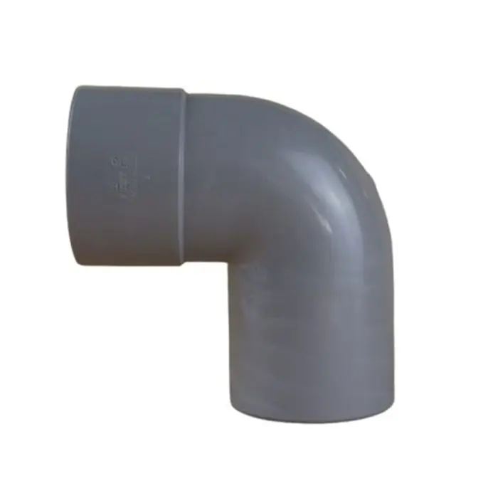 Coude PVC 87°30 Mâle/Femelle Ø100 - First Plast Réduction