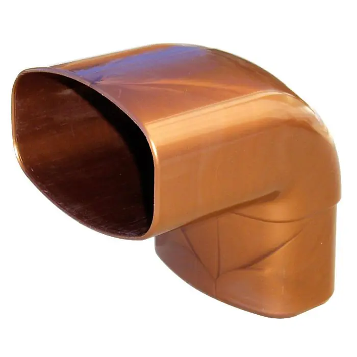 Offre Du Jour Coude PVC 87°30 MF pour tube BEST Ø92x57 - effet cuivre - First Plast