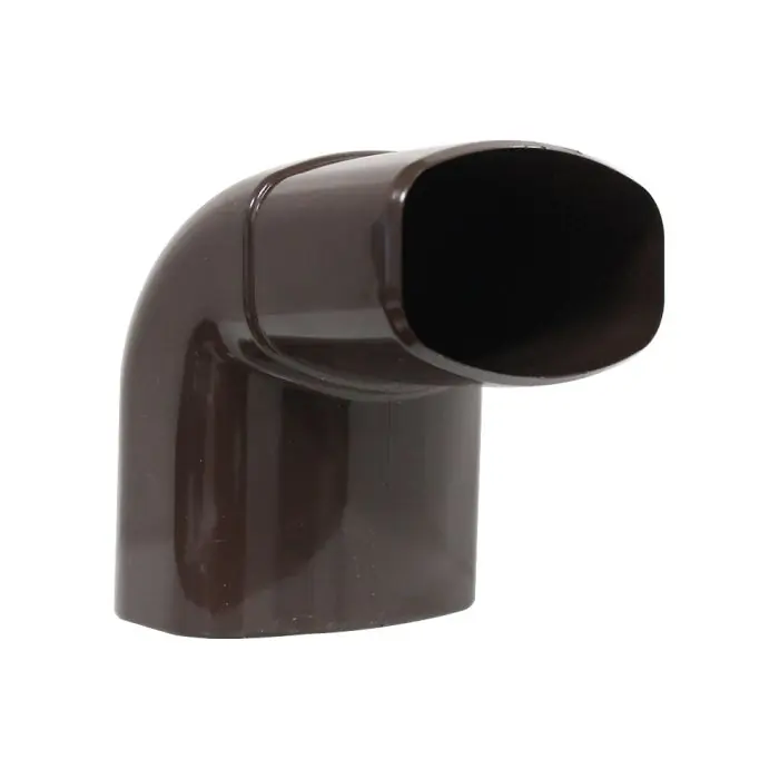 Coude PVC 87°30 MF pour tube BEST Ø92x57 - marron - First Plast Vente Directe