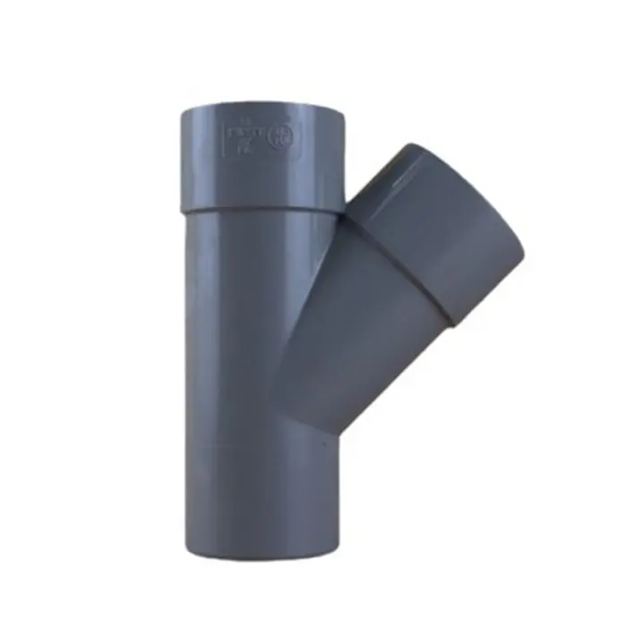 Culotte PVC 45° Mâle Femelle Ø63 - First Plast Livraison Express