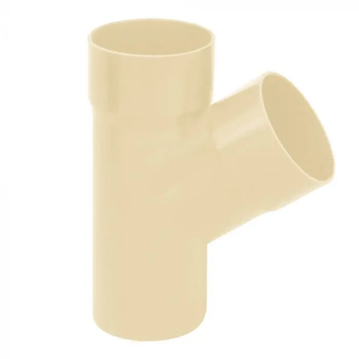 Offre Exclusive Culotte PVC 67°30 MF pour tube Ø100 épaisseur 3.2mm - sable - First Plast