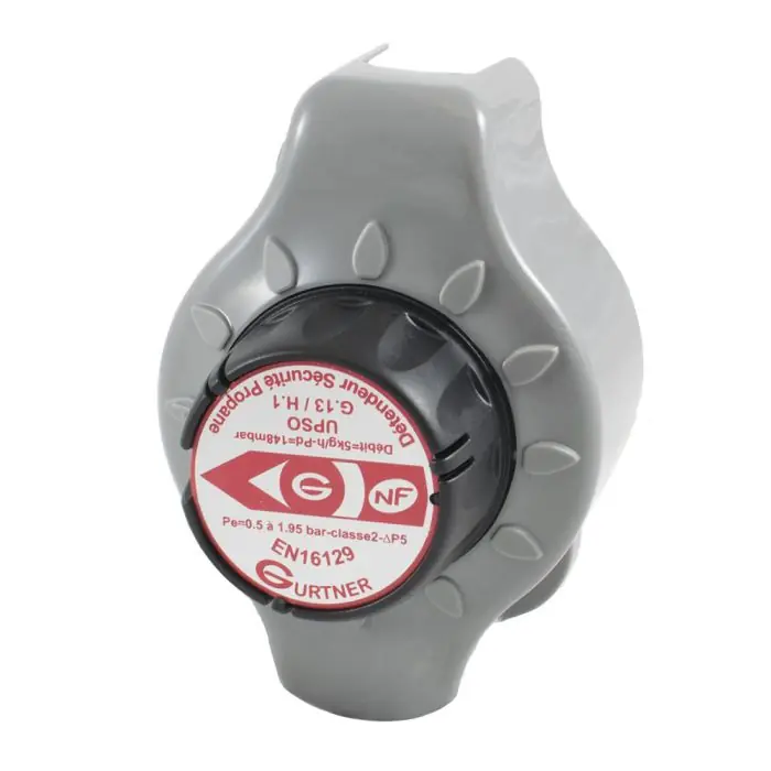 Meilleur Choix Détendeur à Sécurité gaz Propane - 3kg/h 37 mbar - Mâle 20x150 - NF - Gurtner