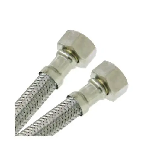 Dernier Modèle Flexible sanitaire Inox Ø intérieur 13mm Femelle 3/4" (20/27) - Femelle 3/4" (20/27) - longueur 1,00 m