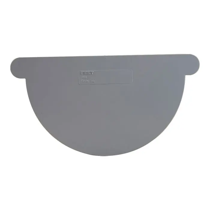 Fond de gouttière PVC 33 - gris - First Plast Usine Directe