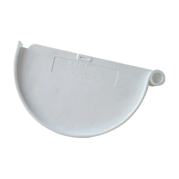 Prix Cassé Fond de naissance pour gouttières PVC 25 - blanc - First Plast