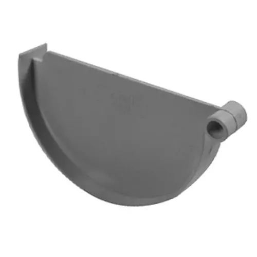 Fond de naissance pour gouttières PVC 25 - gris - First Plast Dernière Chance