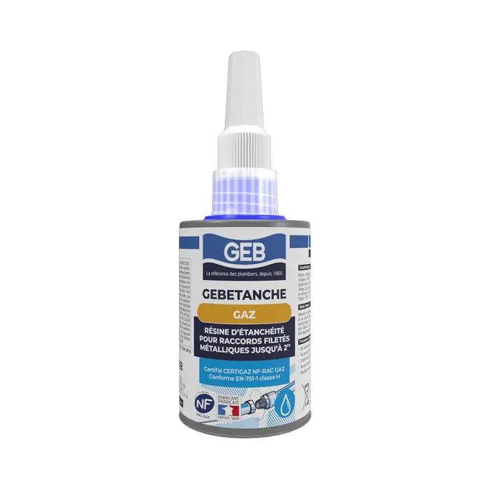 GEBETANCHE Gaz - Etanchéité raccords gaz - NF - 75ml Prix Choc