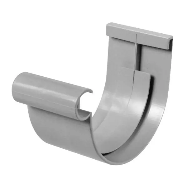 Expédié Aujourd'hui Jonction à coller PVC 16 demi-ronde - Gris - First Plast