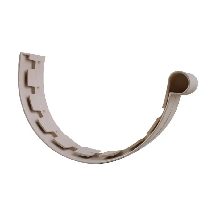 Seulement Aujourd'hui Jonction à coller PVC 33 demi-ronde - sable - First Plast