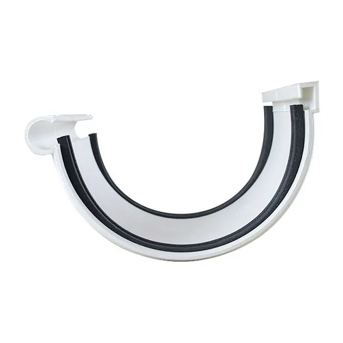 Jonction longue à joints montés PVC 25 demi-ronde - Blanc - Fisrt Plast Quantité Limitée