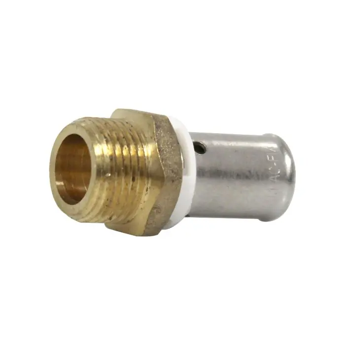 Raccord PER à sertir Ø12x1,1 - Mâle 3/8" (12/17) - IBP Bänninger Offre Limitée