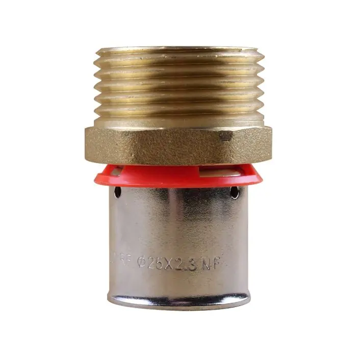 Authentique Raccord PER à sertir Ø25×2,3 – Mâle 1&Prime; (26/34) – IBP Bänninger