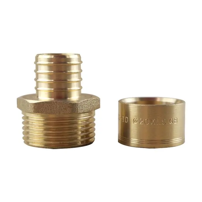 Raccord PER à glissement Ø20 - Mâle 3/4" (20/27) - IBP Bänninger Offre Spéciale