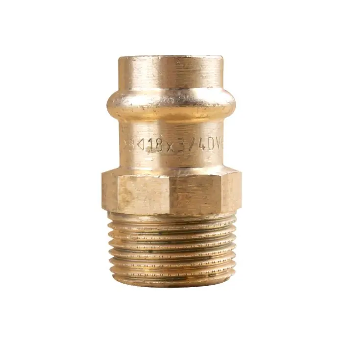 Satisfait Ou Remboursé Mamelon laiton Mâle Femelle Ø18×3/4&Prime;(20/27) à sertir et visser