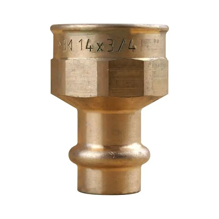 Dernier Modèle Manchon laiton à sertir et à visser – Femelle Femelle Ø14×3/4&Prime;(20/27)