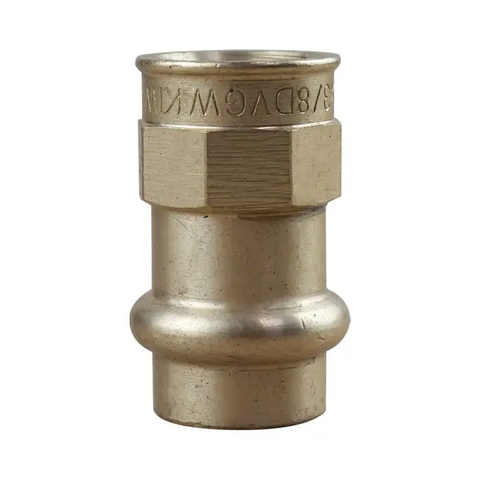Manchon laiton à sertir et à visser - Femelle Femelle Ø15x3/8"(12/17) Bon Marché