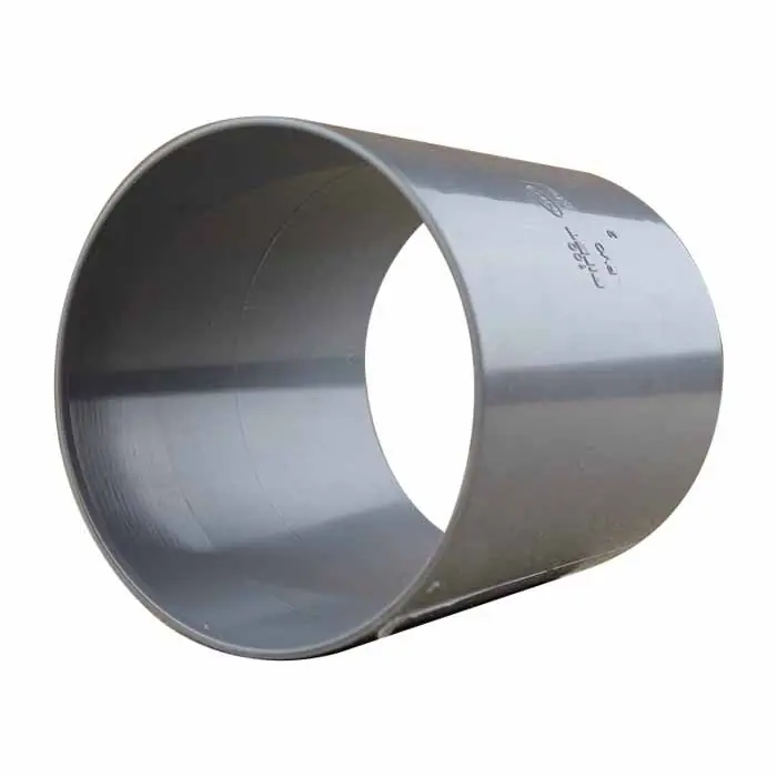 Remise Manchon lisse femelle femelle PVC Ø100 - First Plast