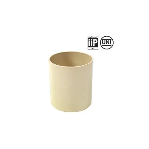 Satisfait Ou Remboursé Manchon FF PVC pour tube de descente Ø100 - sable - First Plast