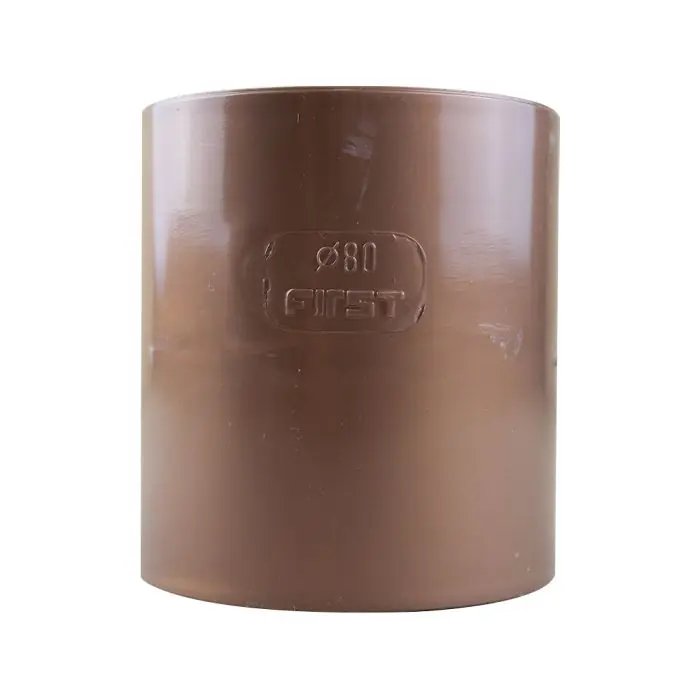 Manchon PVC pour tube de descente Ø80 - aspect cuivre - First Plast Prix Promo
