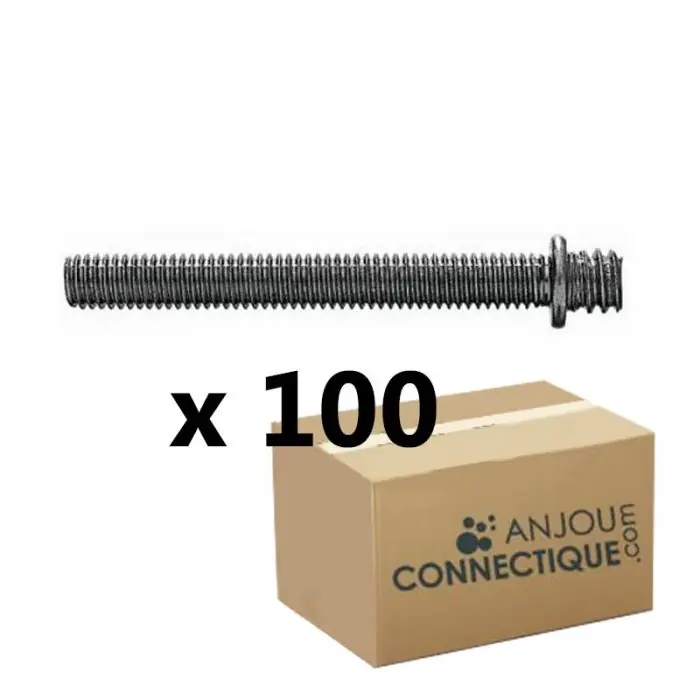 100 pattes à vis métaux 7×150 – 4 x 40 mm – Fischer Nouvelle Collection