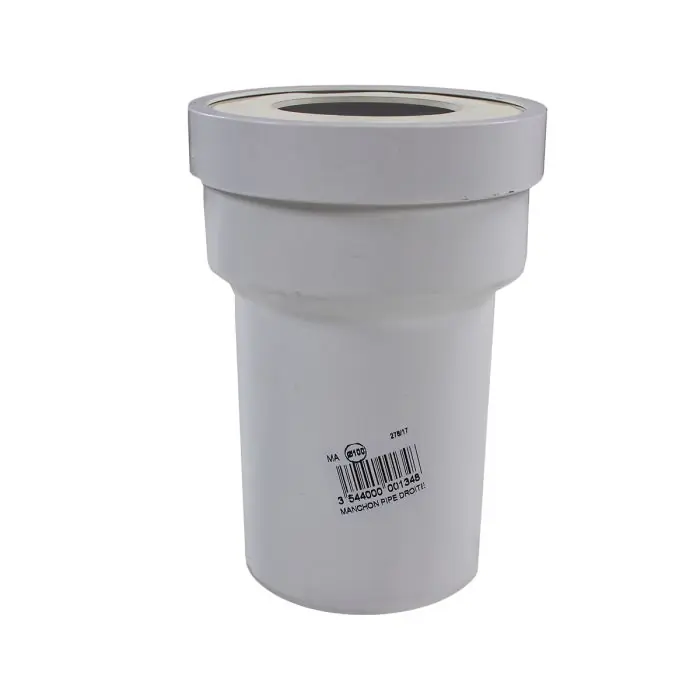 Manchon 100 mm avec lèvres pour sortie wc de 85 à 107 mm - Regiplast Achetez Aujourd'hui