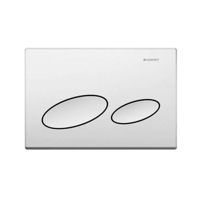 Plaque de déclenchement Kappa blanche - Pour réservoirs à encastrer Kappa - Geberit Meilleur Choix