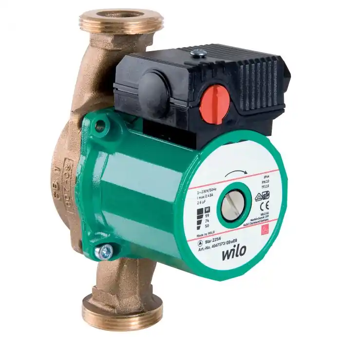 Jusqu&rsquo;à Épuisement Des Stocks Pompe de bouclage eau chaude « WILO STAR Z » DN20 Hm1 – Mâle 1&Prime; (26/34) – 140mm