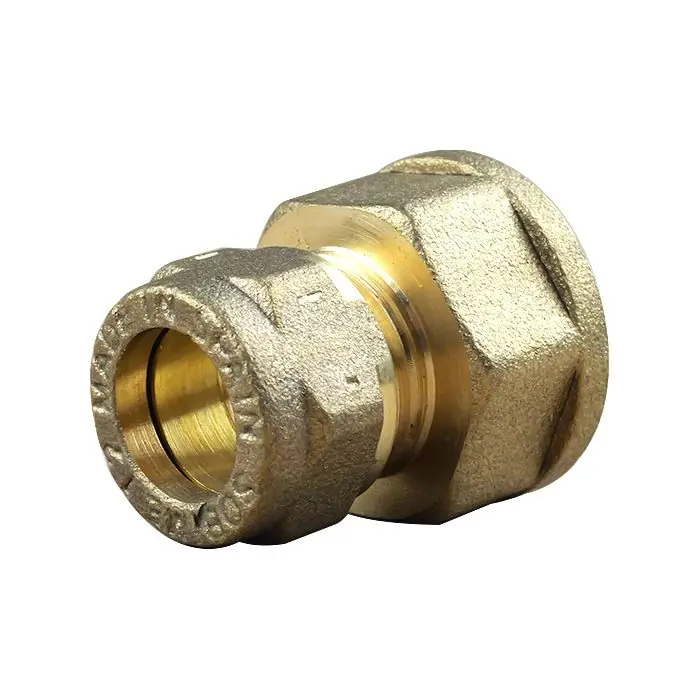 Raccord bicône droit Femelle 1/2&Prime; (15/21)-Cuivre 12 Affaire À Saisir