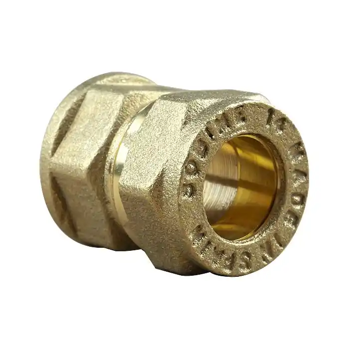 Seulement Aujourd'hui Raccord bicône droit Femelle 1/2" (15/21)-Cuivre 14
