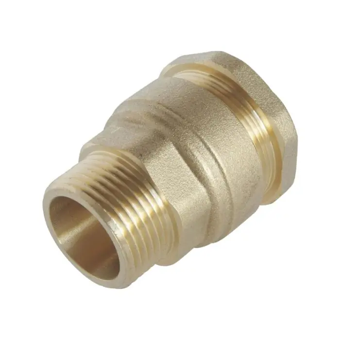 Raccord laiton droit mâle 1" (26/34) pour tube PE Ø25 - Somatherm Achat Immédiat