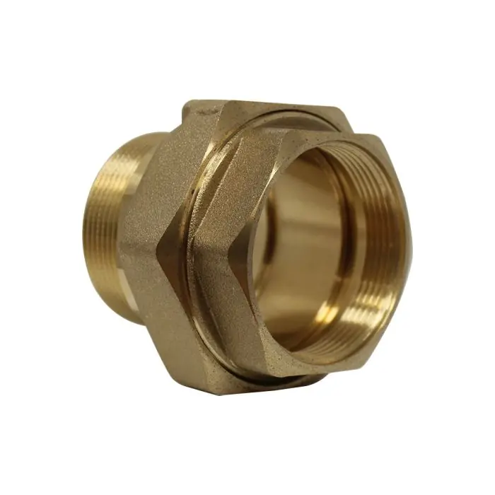 Raccord laiton union droit 126 Mâle Femelle 2" (50/60) - Arcanaute Usine Directe