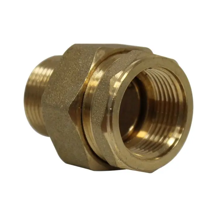 Authentique Raccord laiton union droit 126 M-F 3/4" (20/27) - Arcanaute