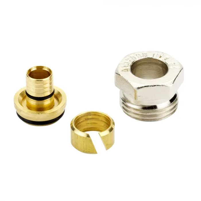 Raccord à compression PER 12 - M1/2"(15/21) pour corps de vanne Danfoss Haute Qualité