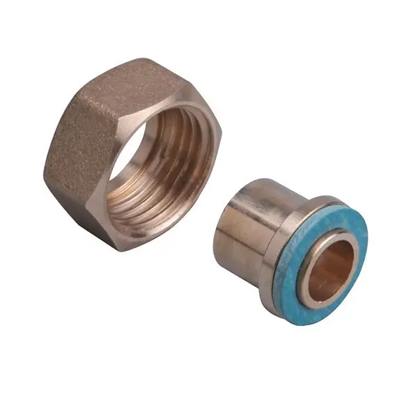 Sachet de 2 raccords 2 pièces Joint Plat GAZ G1" (26/34) à braser sur cuivre Ø28 - Gurtner Marque