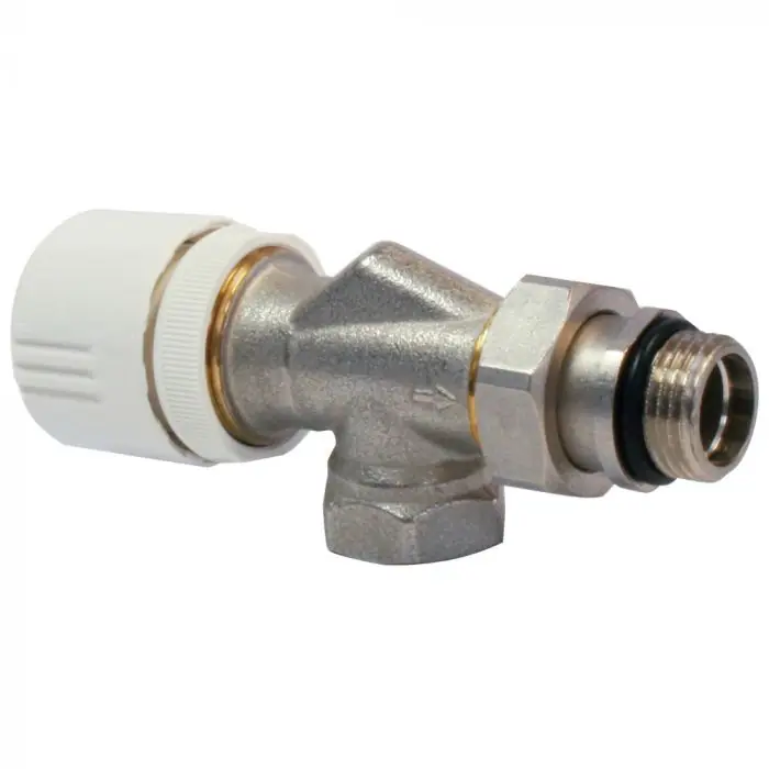 Robinet thermostatisable corps équerre inversée Femelle 1/2" (15/21) - Somatherm Réduction