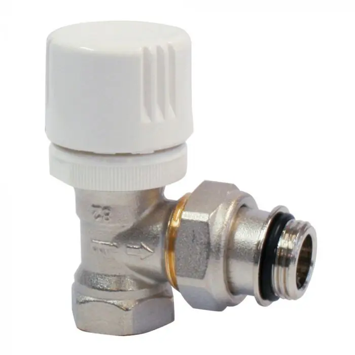 Robinet thermostatisable corps équerre Femelle 3/8" (12/17) - Somatherm Promotion