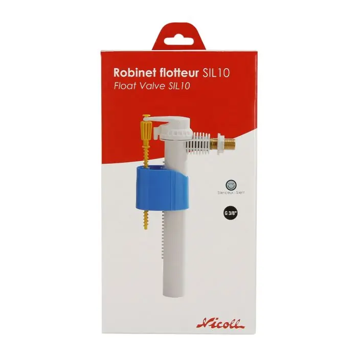 Robinet flotteur NF ultra silencieux raccordement 3/8" (12/17) NICOLL Prix Cassé