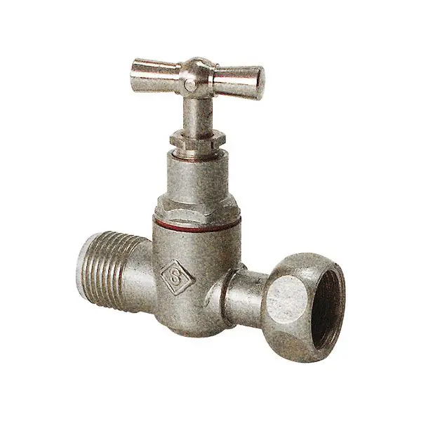 Robinet d‘arrêt WC droit presse-étoupe Mâle Femelle 3/8" (12/17) - Somatherm Offre Spéciale