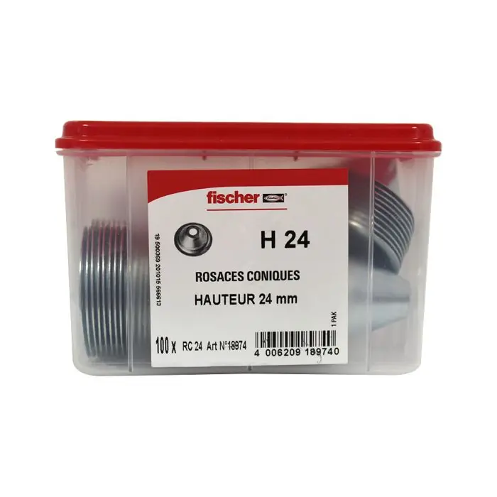 Rosace d‘écartement hauteur 30 mm - 100 pièces - Fischer Petit Prix