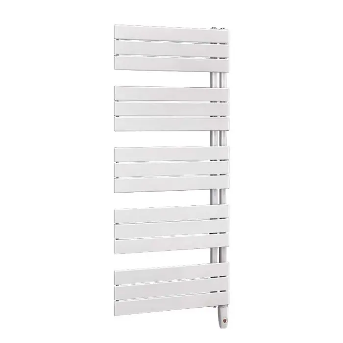 Sèche-serviette électrique ARBORESCENCE collecteur gauche blanc 750W - 1430 x 600 mm - Finimetal Meilleur Choix