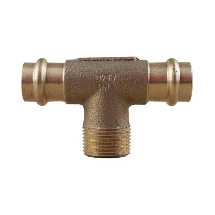 Raccord laiton à sertir et à visser - Té Femelle Mâle Femelle 18 x 3/4" x 18 Populaire