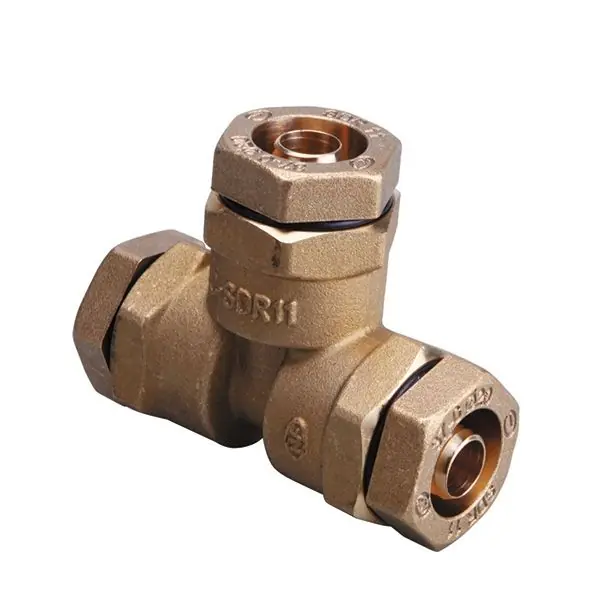 Té égal NF de raccordement Ø40 pour tube PE polyéthylène gaz – Gurtner Réduction