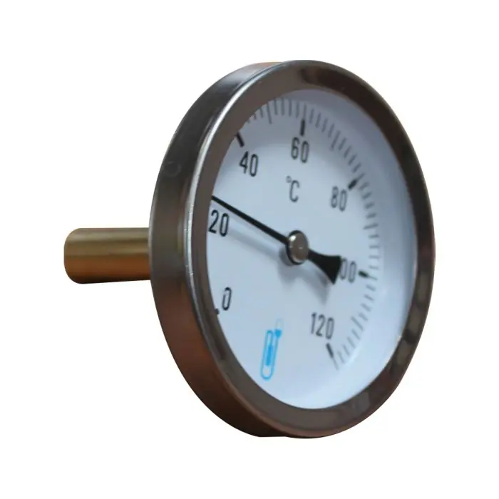 Thermomètre à plongeur 45 mm Axial – 0 à 120°C – Ø63 mm – Thermador Prix Réduit