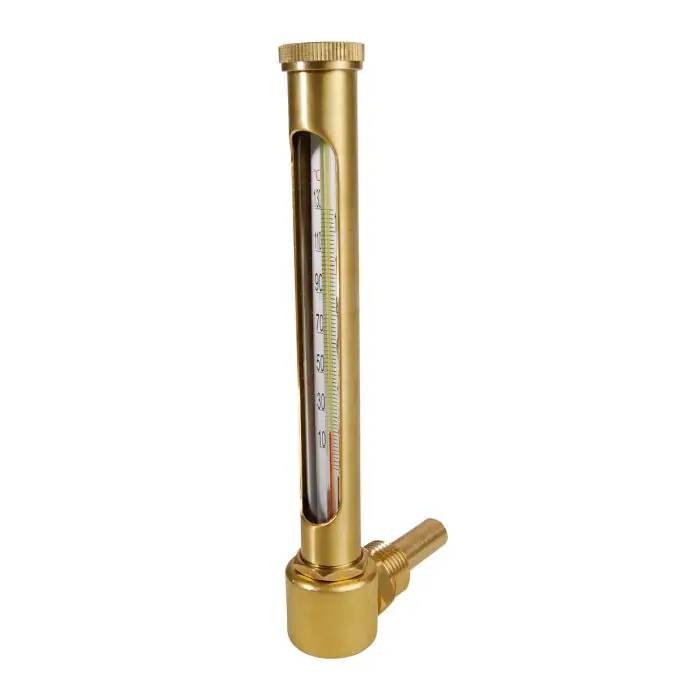 Thermomètre chauffage vertical plongeur équerre 45 mm – 1/2&Prime; (15/21) – Thermador Réduction