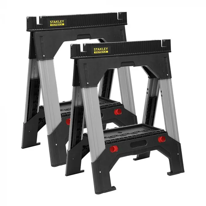 Top Vente Tréteaux bimatière ajustable STANLEY FatMax (lot de 2)