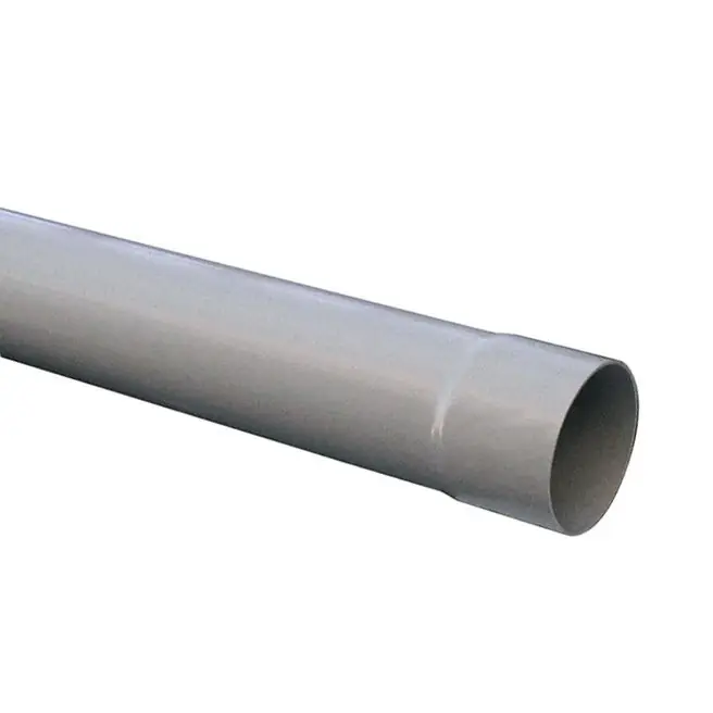 Tube de descente gouttière 25 - Ø80 gris 4 m - First Plast Produit De Marque