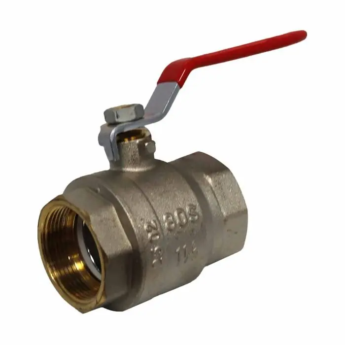 Vanne à sphère Passage intégral PN20 ACS rouge F/F 1"1/2 (40x49) SFERACO Achetez Aujourd'hui