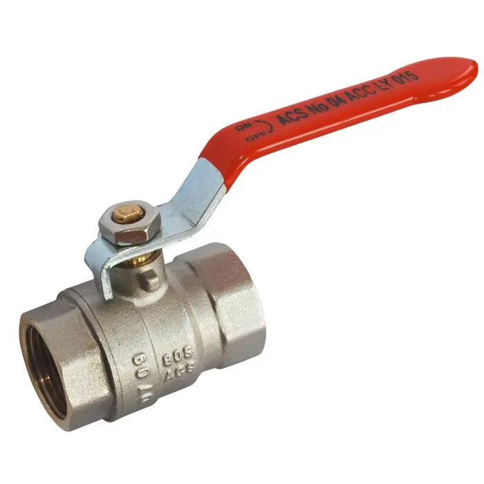 Produit De Marque Vanne à sphère Passage intégral PN30 ACS rouge F/F 3/4"(20x27) SFERACO