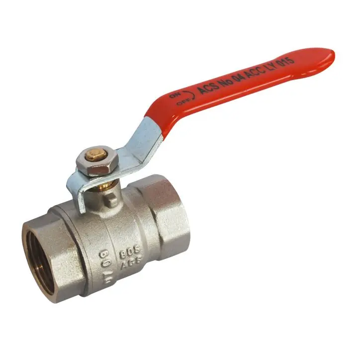 Acheter Direct VANNE A SPHERE PN 40 ACS 2" FF (poignée plate rouge)