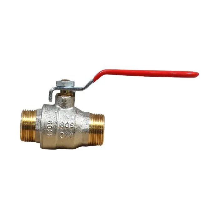 Vanne à sphère PN30 Passage Intégral ACS Poignée rouge M/M 3/4"(20x27) SFERACO Achat Immédiat